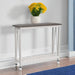Farmhouse Console Table, Rustic Vintage Narrow Sofa Table for Entryway, Living Room, Hallway, 40 White