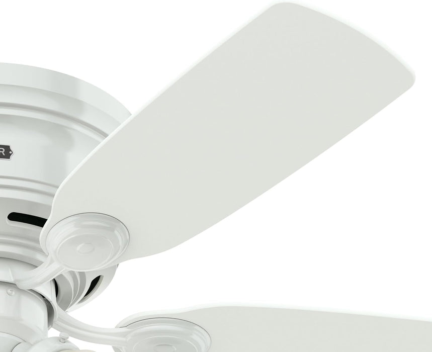Low Profile IV, Indoor, Ceiling Fan, No Light, 42 Inch, Snow White