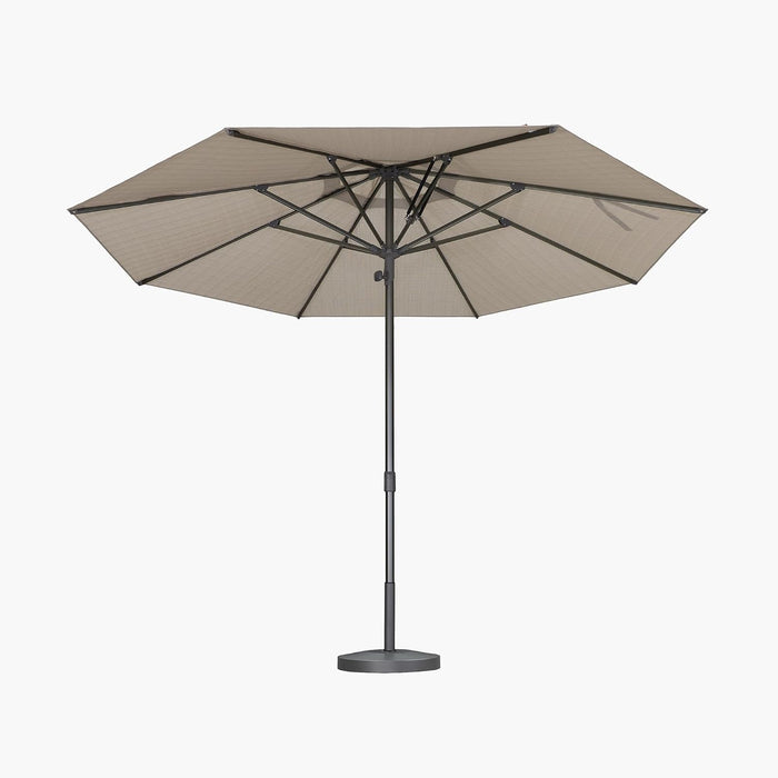 Market Table Umbrella 11.5 FT Business Semi Auto Lift, Beige