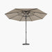 Market Table Umbrella 11.5 FT Business Semi Auto Lift, Beige