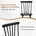Windsor Dining Chairs Set of 4,Spindle Back Dining Chairs