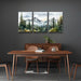 Wall Art for Living Room Modern Wall Decor for Bedroom Office Decor Abstract Mountain Forest Landscapes Ink Painting 3 Piece Framed Canvas Art Prints Ready to Hang Wall Pictures Home Decor