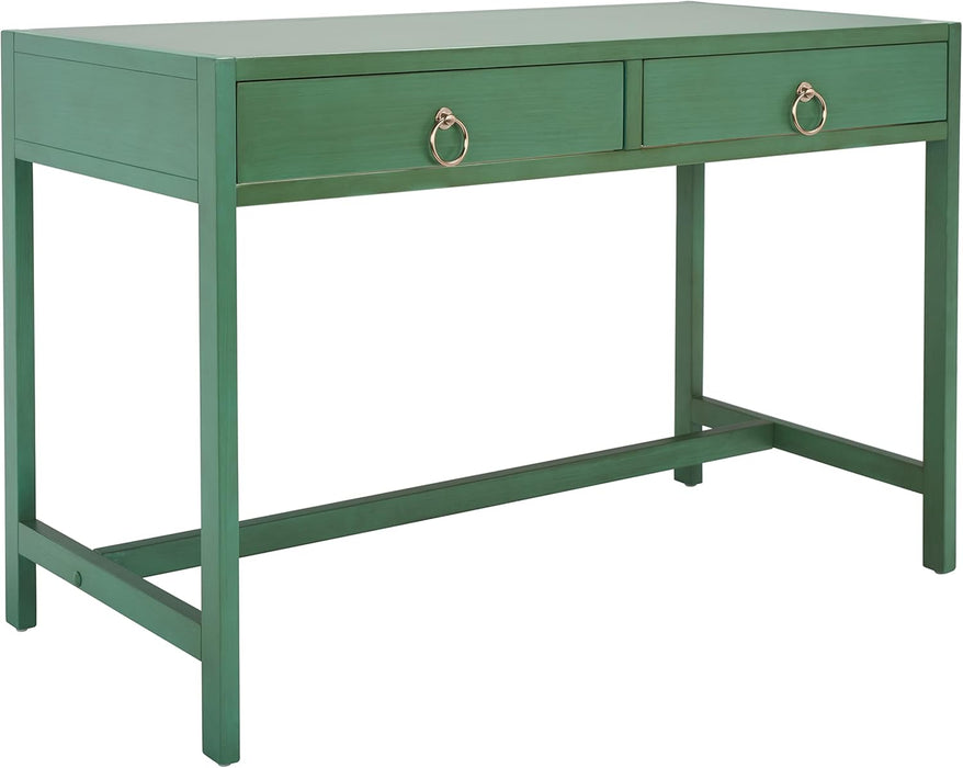 Home Collection Esther Turquoise 2-Drawer Desk