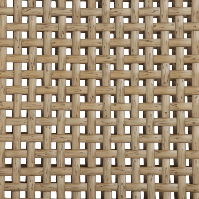 Kai 4 Piece Patio Furniture Set with Slatted Coffee Table, Outdoor Sofa Set with PE Wicker Backrest & Cushions, Acacia Wood Conversation Set for Backyard,Cream+Light Brown+Teak