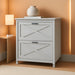 Bush Furniture Key West 2 Drawer Lateral File Cabinet in Cape Cod Gray | Document Storage for Home Office | Accent Chest with Drawers