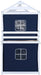 Twin Size BlueAndWhite Reinforced Pinewood Bunk Bed