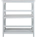3-Shelf Montego Bookcase, White