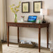 Mission Office Desk, Solid Wood, with Drop Front Keyboard Drawer, Mission Oak, 82410
