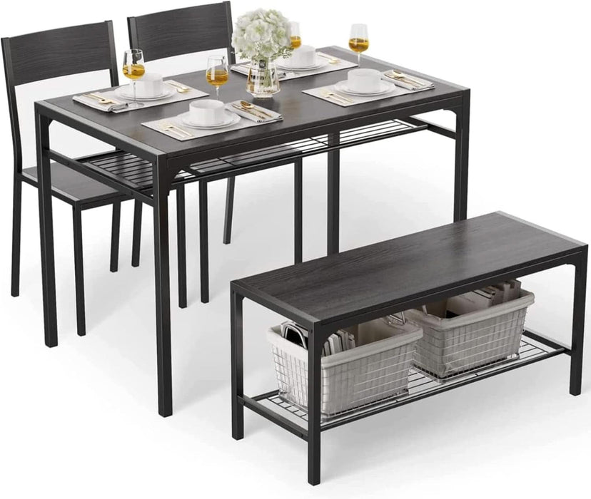4-Piece Dining Table Set for 4, Kitchen Table