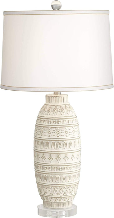 Cullen 30 1/2" Table Lamp Large Modern Almond Ceramic