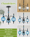 Cerulean Vintage Three Light Pendant Ceiling Fixture