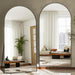 -30X71 Inch Wall Mount Arched Full Length Mirror-Aluminum Alloy Frame High Definition-Full Body Mirror for Bedroom or Living Room,Black
