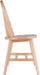 Windsor 2-Piece Chair Set, Solid Wood, Natural Finish