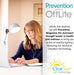 Prevention Pharmacy Adjustable LED Desk Lamp with USB Charging - Designed to Reduce Eyestrain, 3-Point Adjustable Neck, 3 Brightness Settings with Touch Controls