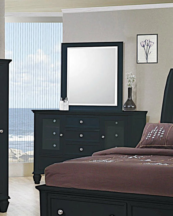 Dplus Vertical Dresser Mirror Black