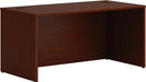 MOD Office Desk, Large Computer Desk Shell, Mahogany, 60" Table