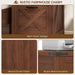 Vertical File Cabinet with 3 Drawers for Home Office, Walnut