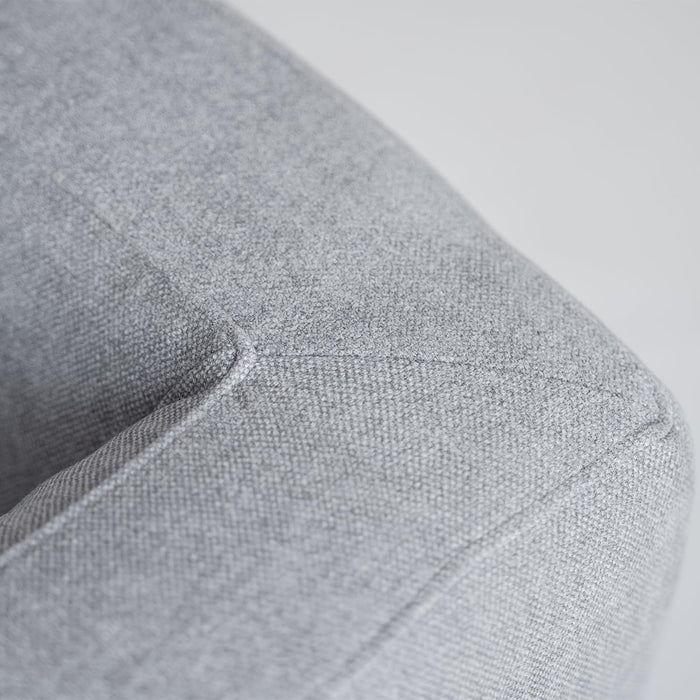 Luxury L-Shaped Upholstery Convertible Modular Sectional Sofa, Contemporary Reversible Couch with Chaise Lounge for Living Room, Apartment, Linen-Like Grey