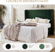 Queen Size Corduroy Upholstered Platform Bed Frame with Vertical Channel Tufted Wingback Headboard, 8" under Bed Storage, Wooden Slats & Metal Frame Support, Easy Assembly, Dark Green