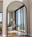 Arched Full Length Mirror 76"X34" Large Floor Full Body Mirror, Black