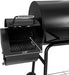 CC1830S 30" BBQ Charcoal Grill and Offset Smoker | 811 Square Inch Cooking Surface, Outdoor for Camping | Black