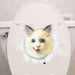 Cats 3D Wall Sticker Toilet Stickers Hole View Vivid Dogs Bathroom for Home Decoration Animals Vinyl Decals Art Wallpaper Poster