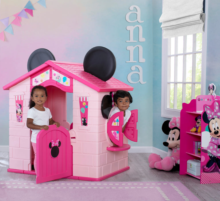 Girls Playhouse Mini Mouse Pretend Play Toy Plastic Indoor Outdoor Easy Assembly