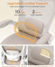 Office Chair, Ergonomic Desk Chair with Adjustable Lumbar Support and Flip up Armrest, Breathable Mesh Computer Chair for Home Office, Khaki