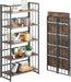 Foldable IndustrialGrade 59 Inch Bookshelf No Assembly
