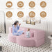 Powder Pink UltraComfort Contemporary Foldable Sleeper Sofa