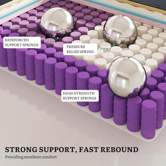 King Size Bed Frame, Velvet Upholstered Platform Bed Frame with Headboard, Soft Cloud Bed with Footboard, Rounded Corners, 10 Seconds Easy Assembly, Beige (Not Include Box Spring)