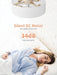 Low Profile Ceiling Fans with Lights, 20" Flush Mount Ceiling Fan with Light, Boho Bladeless with 6 Speeds, Rattan Remote Control for Bedroom, Nursery, Living Room