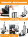 2026 Advanced Cold Smoke Generator, Tube for Pellet Smoker Upgrade, Smoker Attachment for Gas Grilling, Portable Cordless Electric, Hot or Cold Smoking: Fits Weber, Traeger, Pit Boss, East Oak Ect...