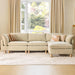 Beige Oversized Sectional Sofa For Spacious Living