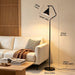 Vintage Floor Lamp for Bedroom,Adjustable-Iron Shade,12W Led Bulb