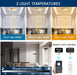 20 Ring Modern Chandelier Glam Chandelier LED Dimmable for Staircase Enterway Ceiling Chandeliers for Villa Foyer Living Room Gold