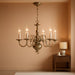 Lighting 5006-01 Williamsburgh 6 Light Antique Brass Chandelier