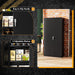 Black Storage Cabinet with Lock & Shelves