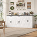 71" W Kitchen Buffet Cabinet with Storage, Large Coffee Bar Cabinet