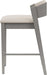Dresden Wood Counter Height Stool, Distressed Gray