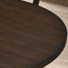 Windvale Cross-Buck Base Dining Table, Espresso