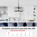 TwentyInch Modern Luxe OnyxBlack Crystal Chandelier FiveLight