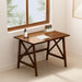 Modern Simple Solid Wood Desk, 36" W X 24" D, Walnut