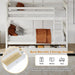 Premium Solid Hardwood Twin Bunk Bed IntegratedDrawers