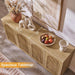 63" Sideboard Buffet Cabinet with Storage, Fluted Credenza
