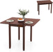 40" Foldable Rectangle Dining Table, Wooden Kitchen Table for 2-4