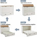 Murphy QueenSize Bed Frame With StorageDrawers Cabinet
