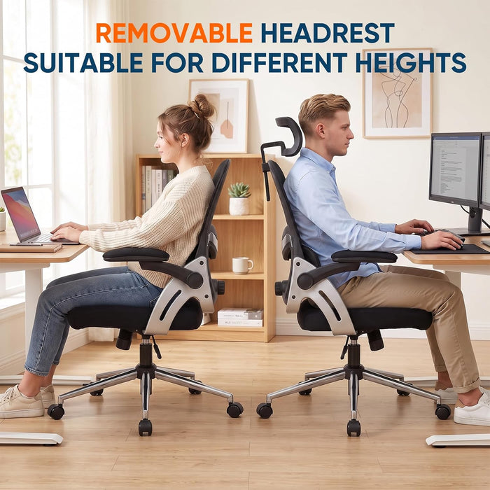 Ergonomic Office Chair 400 Lbs Mesh Desk Chair with Headrest