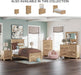 Signature Design by Ashley Fenderport Twin Bed Frame with Panel Headboard and Footboard, Cottage Bedroom Style for Kids and Guest Rooms, Natural Brown