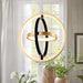 Black Gold Chandelier 11.8Inches Pendant Light Fixture